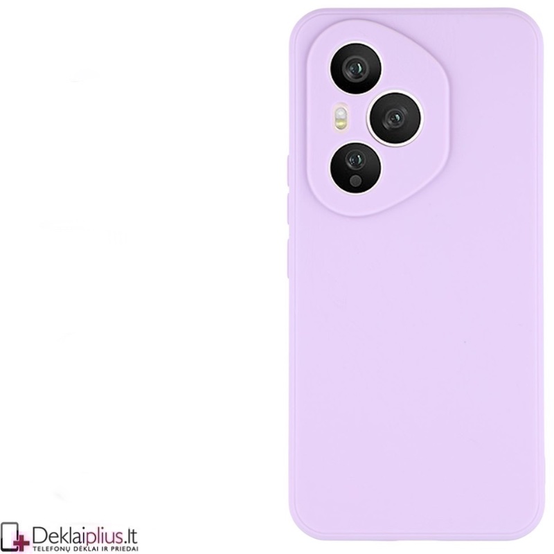 Guminis 1.5 mm. storio dėklas su kameros apsauga - šviesiai violetinis (Huawei Honor 400 Pro) Guminis 1.5 mm. storio dėklas su kameros apsauga - šviesiai violetinis (Huawei Honor 400 Pro)